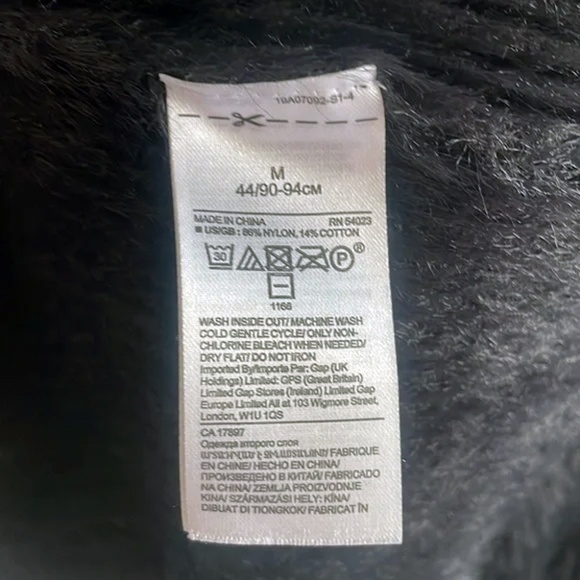 Banana Republic Sweater Mock Neck Nylon Cotton Blend Fuzzy Super Soft Pullover - Picture 12 of 14